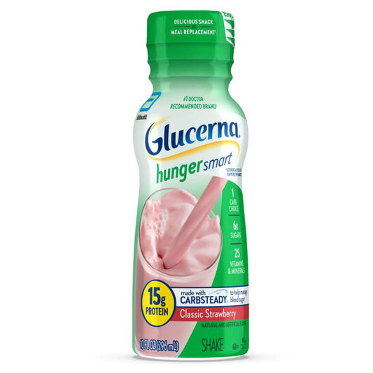 Glucerna® Hunger Smart Shake, Strawberry Flavor, bottle