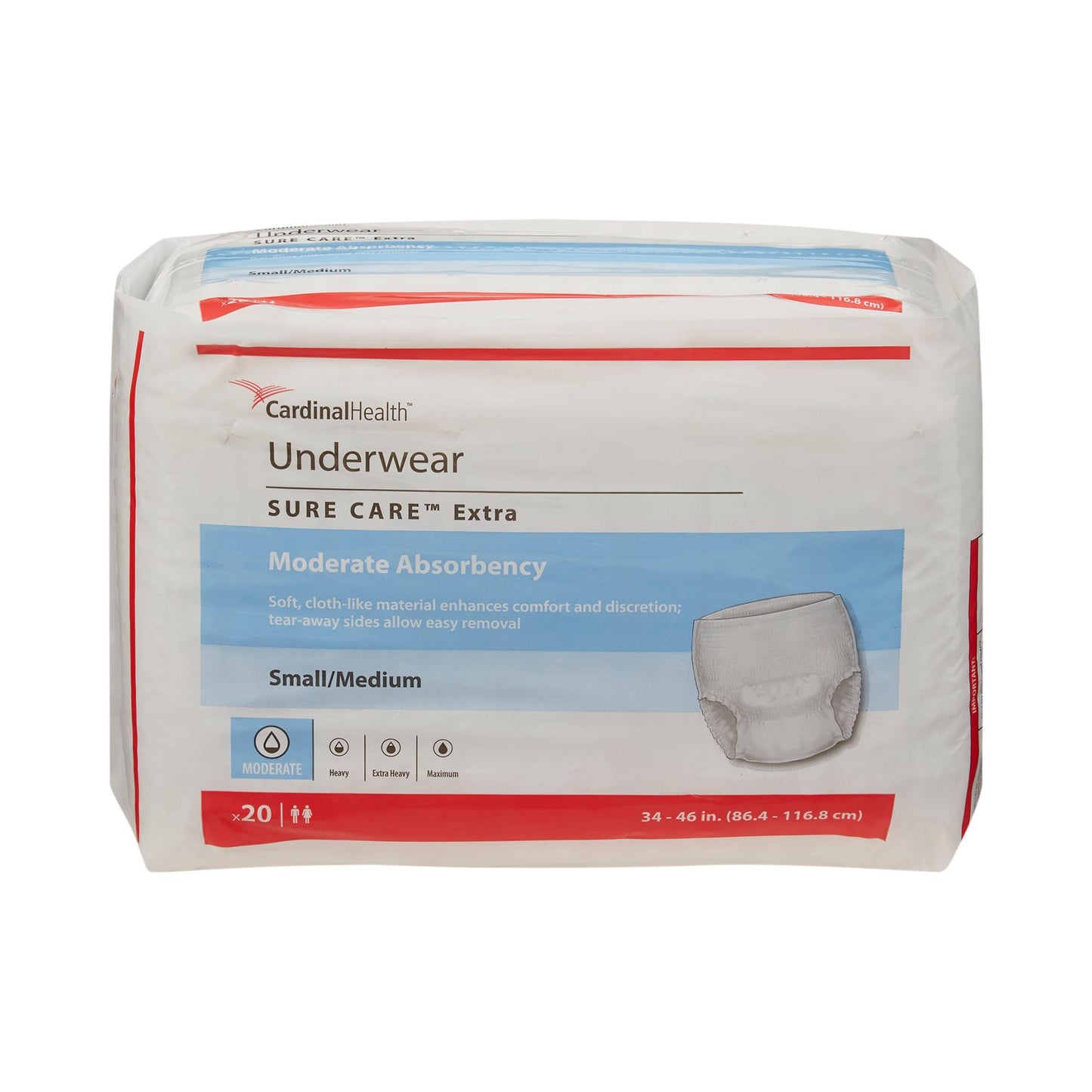 Sure Care™ Extra Moderate Absorbency Incontinence Underwear