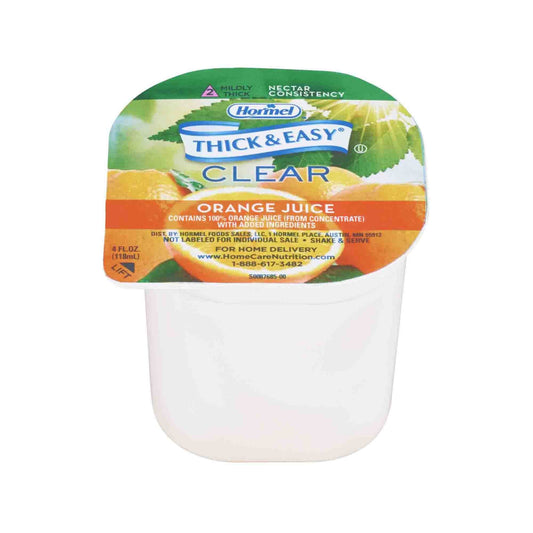 Thick & Easy® Clear Honey Consistency Orange Thickened Beverage, Cup