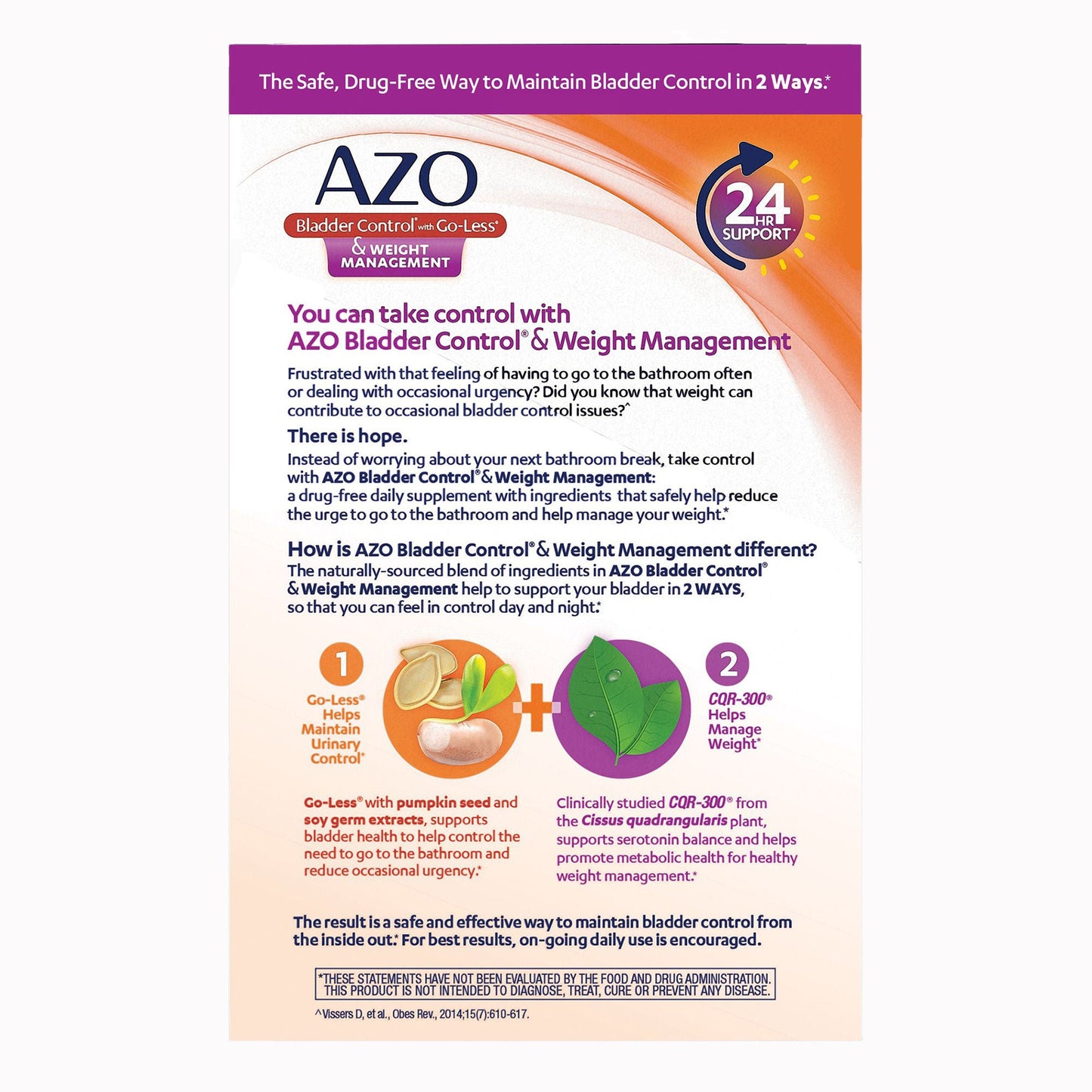 AZO® Bladder Control with Go-Less® Capsules