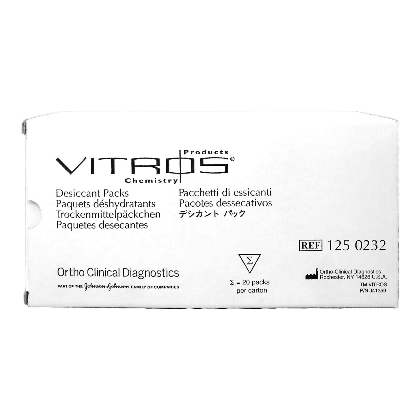 Vitros Desiccant Pack Vitros 250 / 350 Chemistry System