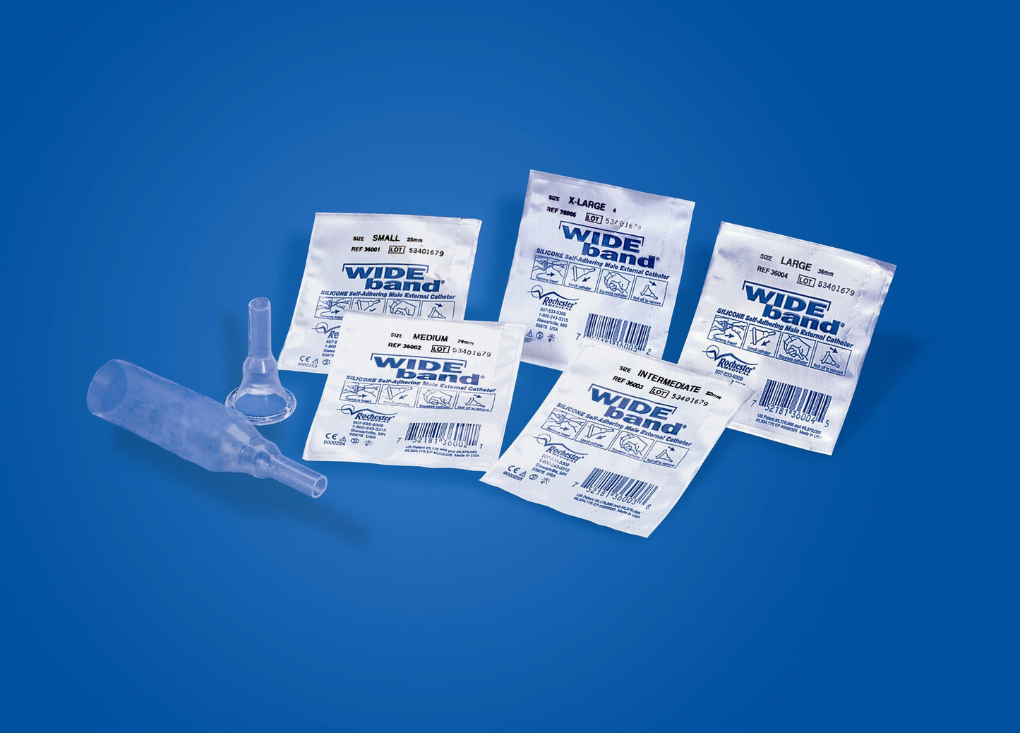 Bard Wide Band® Male External Catheter, X-Large