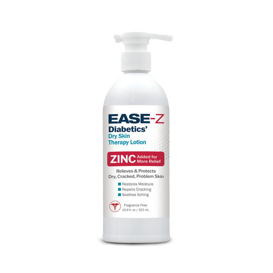 EASE-Z Diabetics' Dry Skin Therapy Foot Cream, Scented, Pump Bottle
