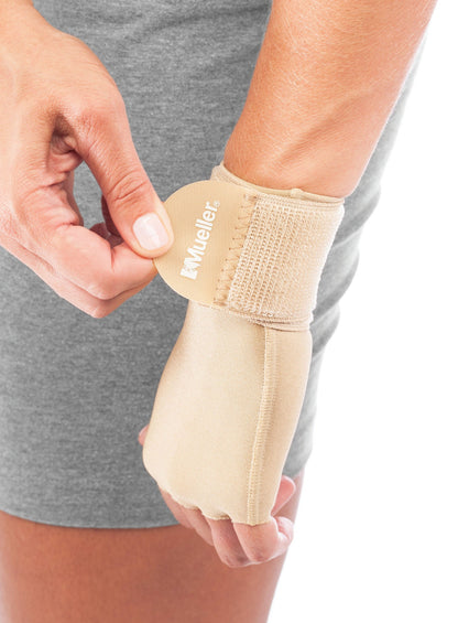 Mueller® Compression & Support Gloves Nylon / Polyester / Spandex Compression Gloves, Beige - view 2