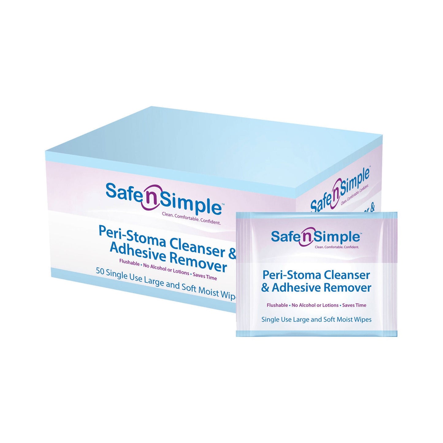 Safe N Simple™ Adhesive Remover, Wipe