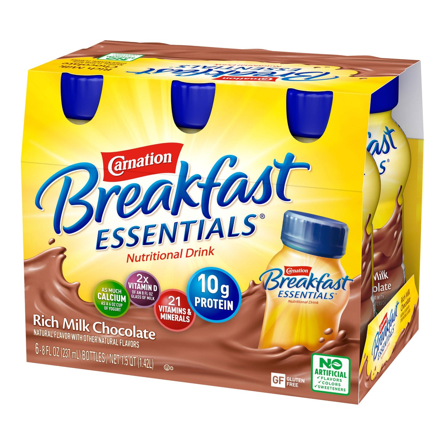 Carnation Breakfast Essentials® Chocolate Nutritional Drink, bottle