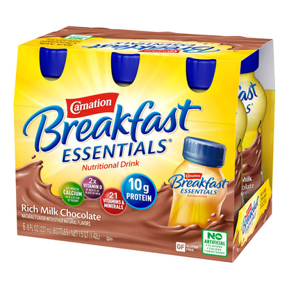 Carnation Breakfast Essentials® Chocolate Nutritional Drink, bottle