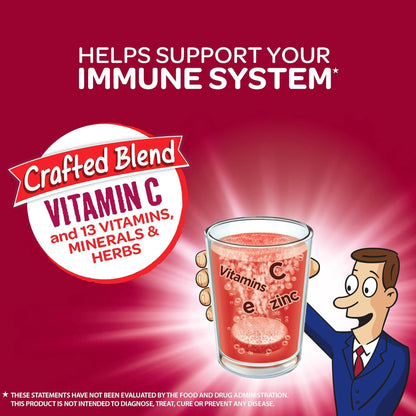 Airborne® Original Immune Support Supplement Effervescent Tablets, Strawberry