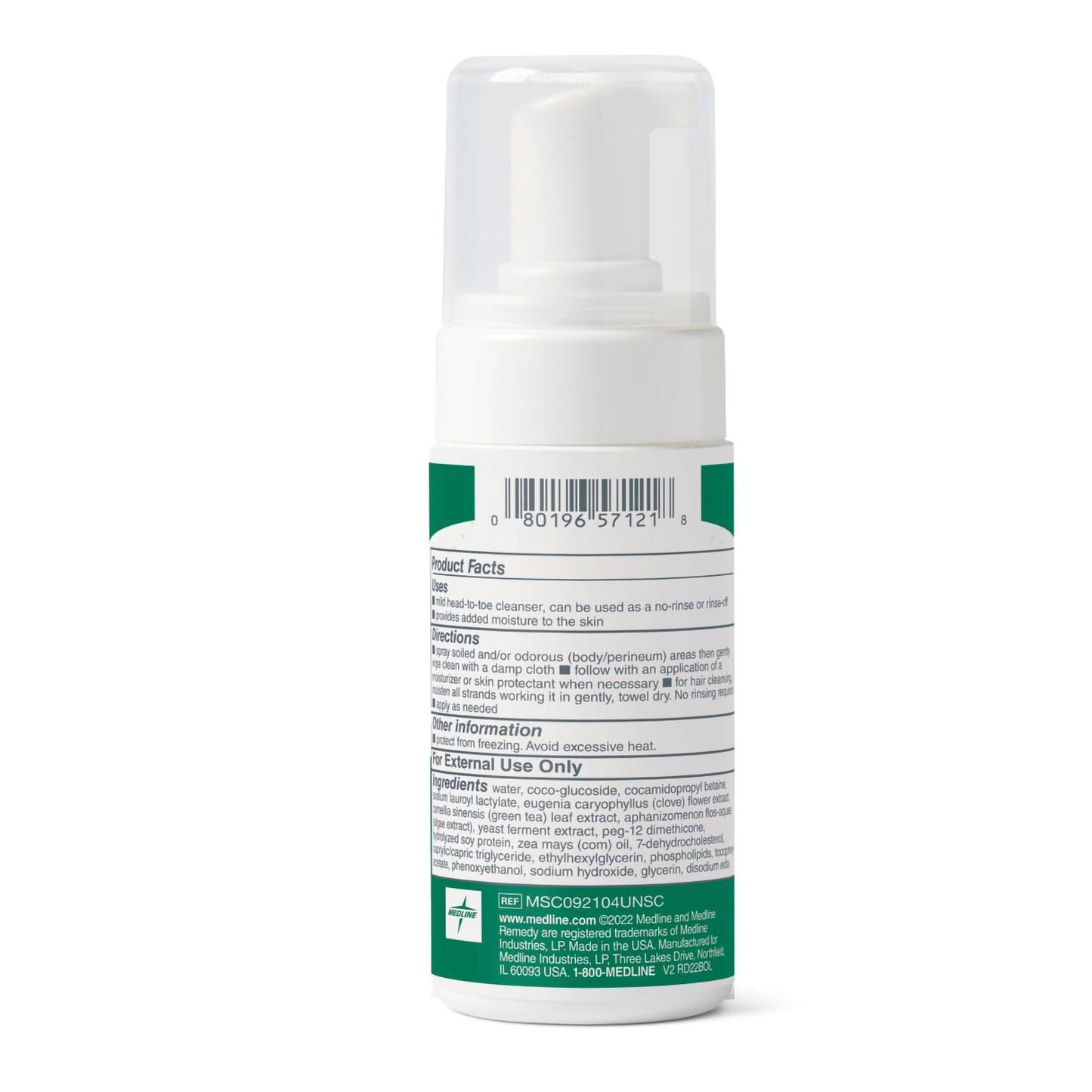 Remedy Phytoplex Rinse-Free Cleanser Foaming Pump Bottle Vanilla Scent
