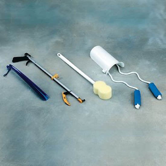 SammonsPreston Hip Kit ll ADL Hip / Knee Equipment Kit Reacher - 32 Inch Length / Shoehorn - 16-1/2 Inch Length
