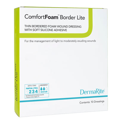 ComfortFoam™ Border Lite Thin Bordered Foam Wound Dressing
