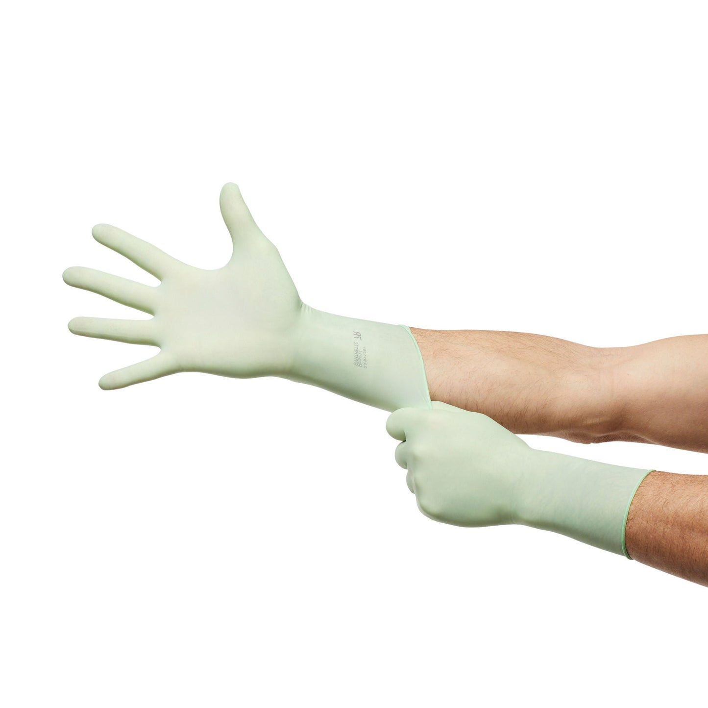 Sterile GAMMEX® Non-Latex PI Green Polyisoprene Surgical Gloves, Light Green - view 8