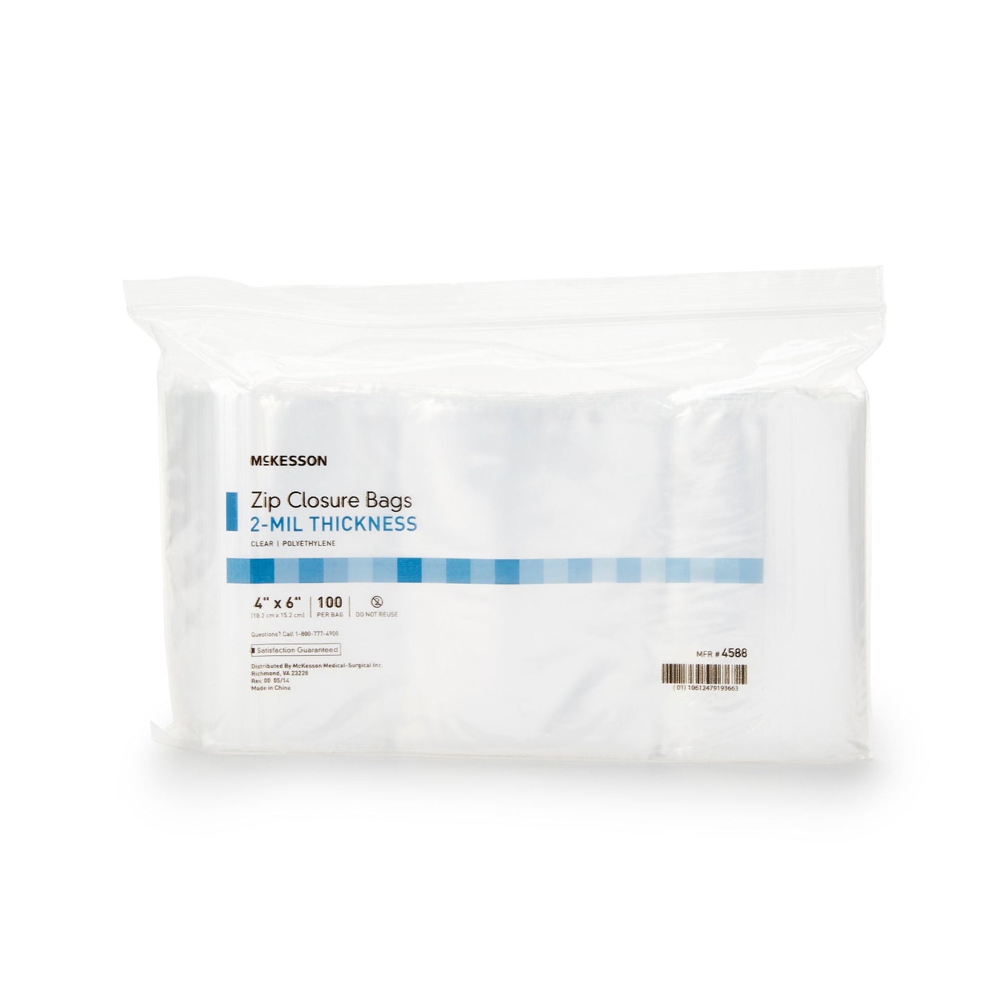 McKesson Zip Closure Bag