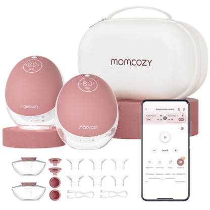 Momcozy Mobile Flow M9 Hands Free Double Electric Breast Pump