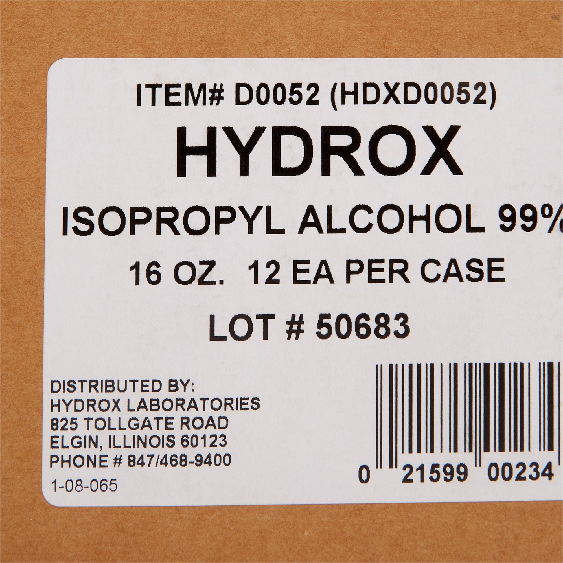 Hydrox 99% Isopropyl Alcohol for Technical Use