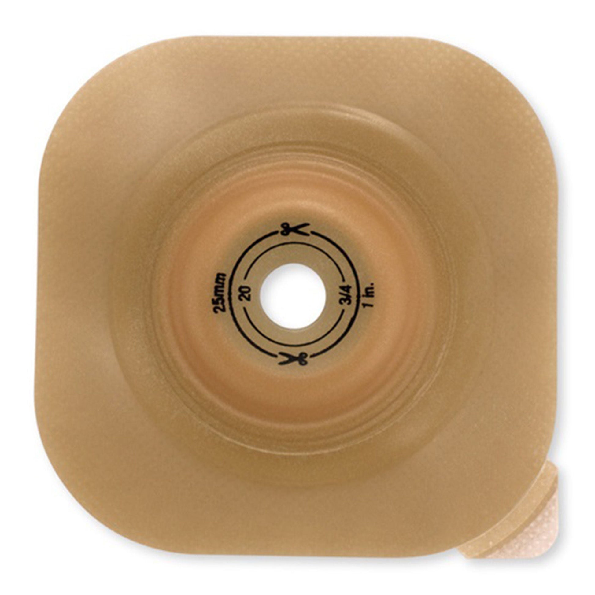 New Image™ Convex CeraPlus™ Skin Barrier, Flange, Up to 51 mm Opening, Blue