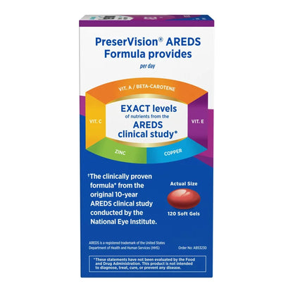 Bausch + Lomb PreserVision AREDS Soft Gels