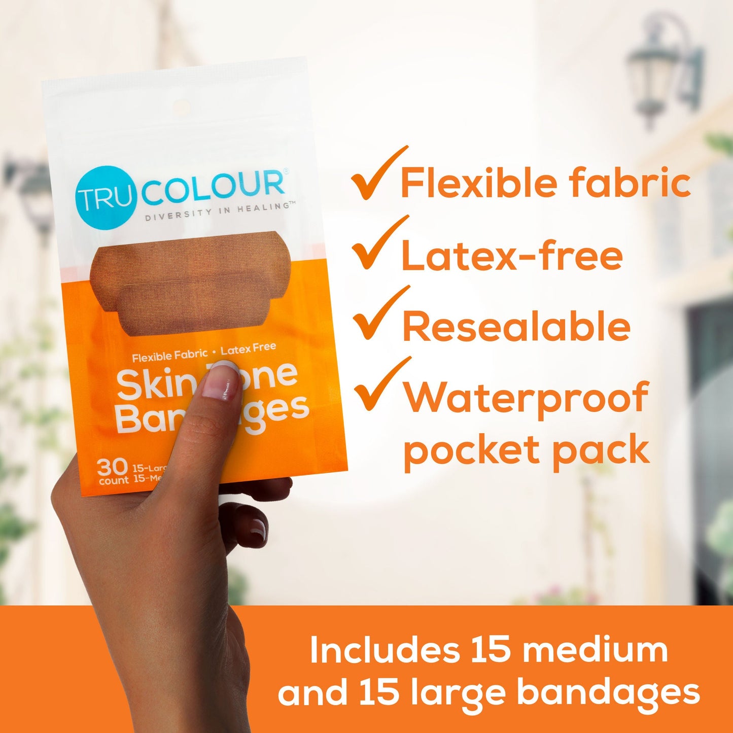 TruColour® Brown Adhesive Strip