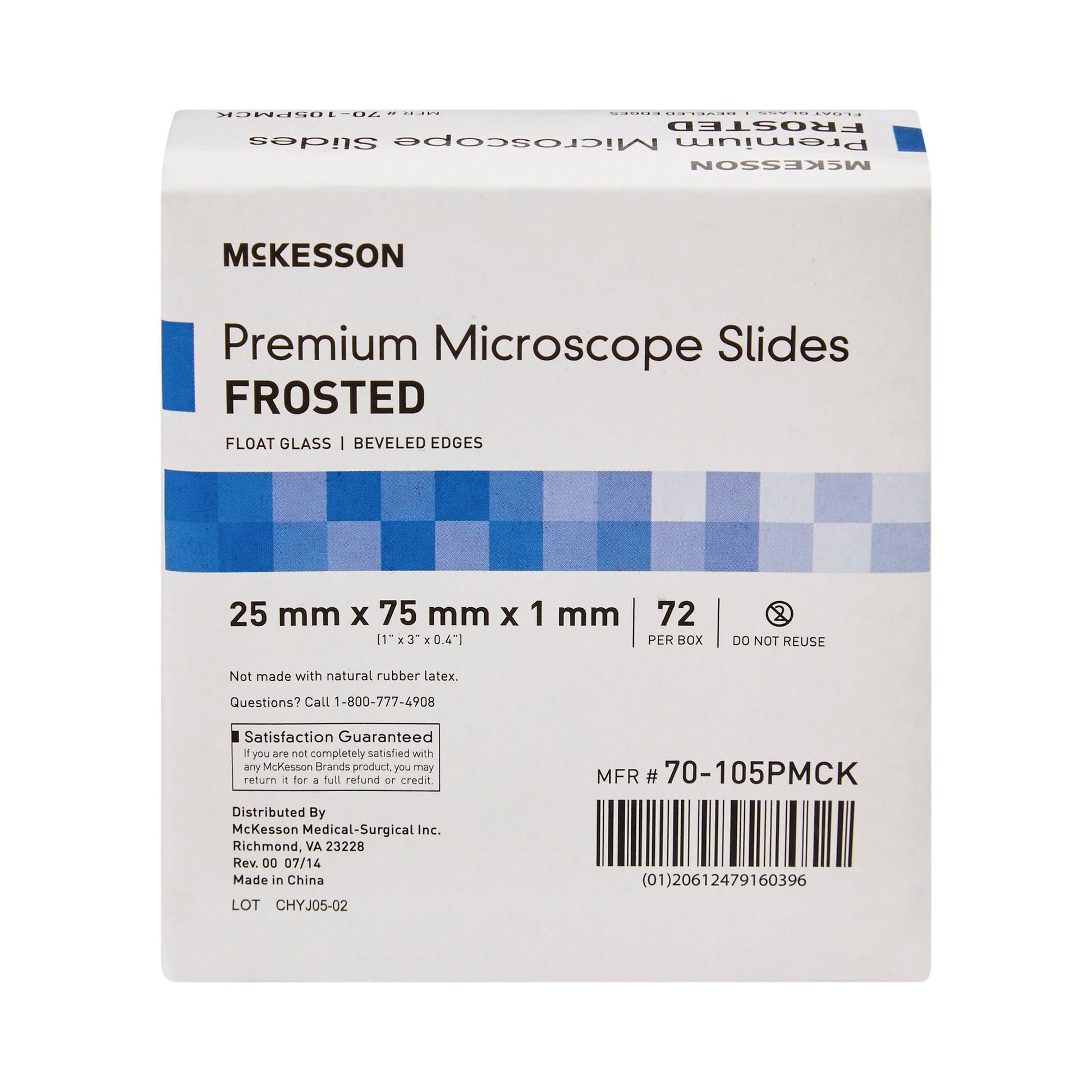 McKesson Premium Frosted Microscope Slide