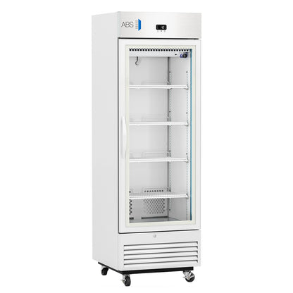 ABS Upright Refrigerator Laboratory Use 16 cu.ft. 1 Glass Swing Door Cycle Defrost