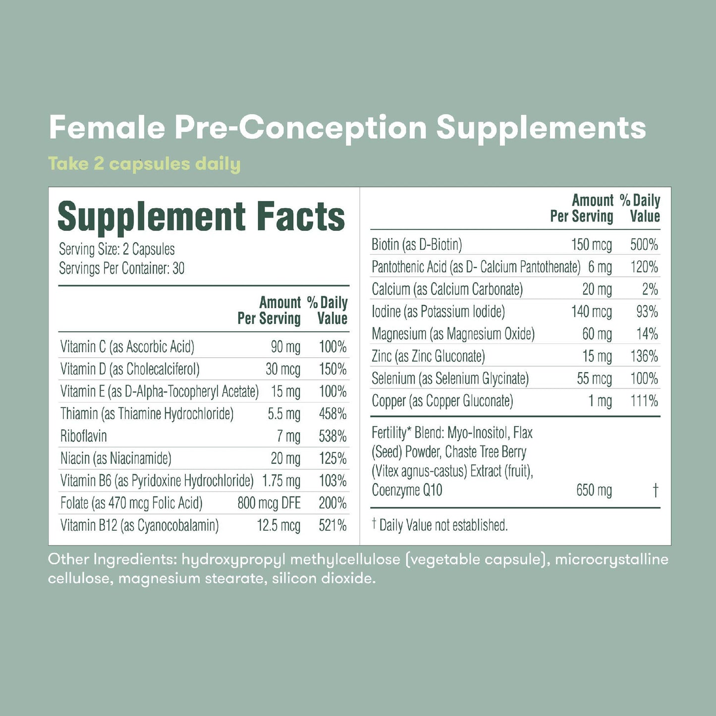 Frida Fertility Pre-Conception Supplement Set