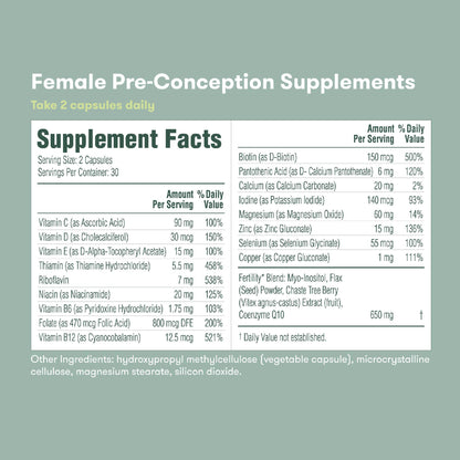 Frida Fertility Pre-Conception Supplement Set