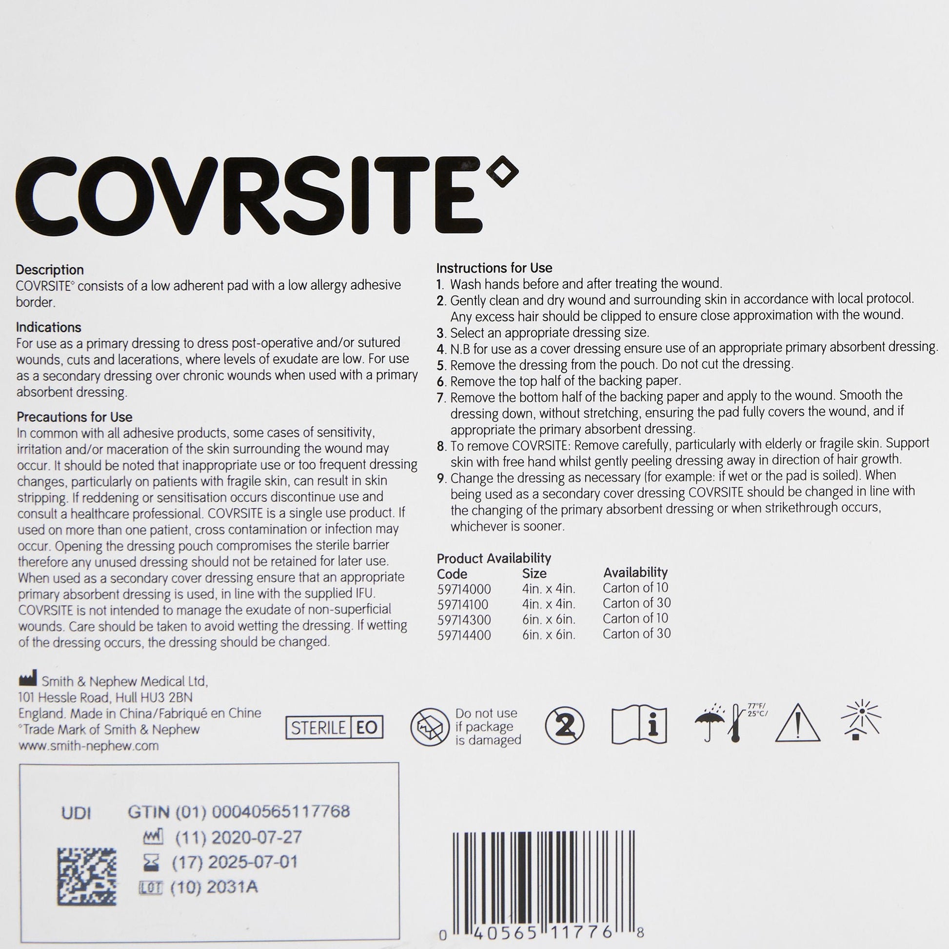 Covrsite Composite Dressing