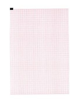 Nihon Kohden Recording Chart Paper Z-Fold Red Grid