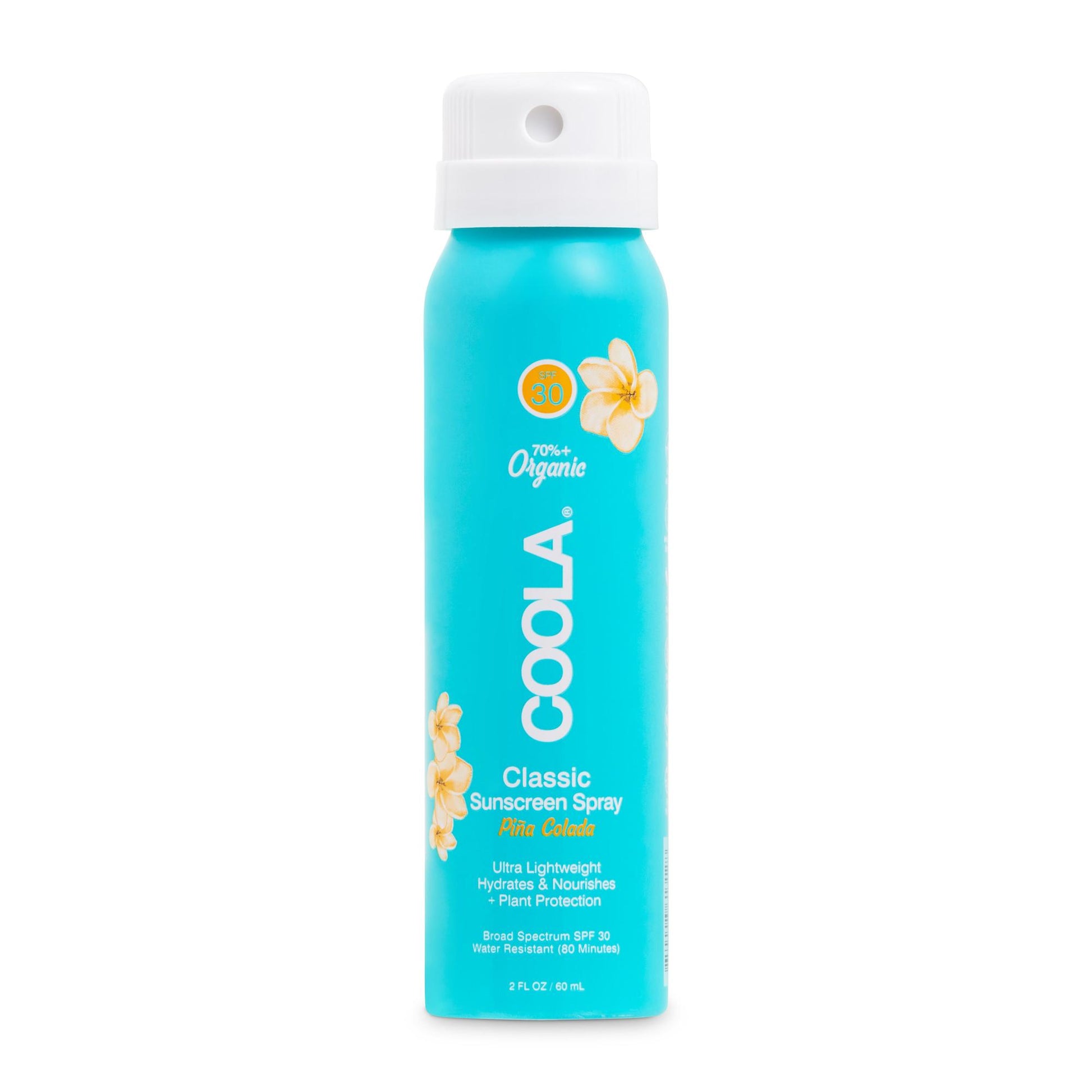 Coola® Classic Body Sunscreen Spray SPF 30 Pina Colada Scent, Aerosol Can