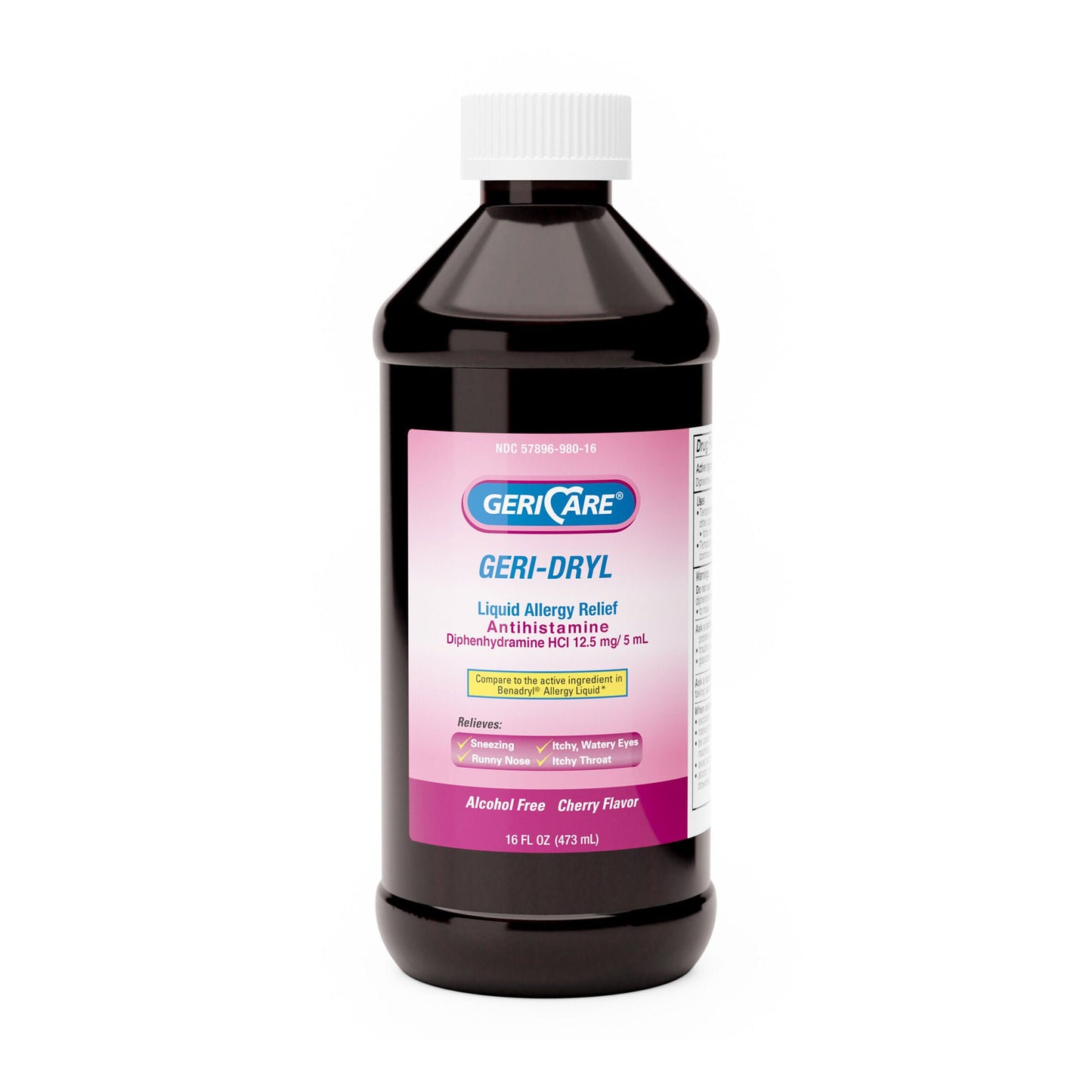 Geri-Care Allergy Relief 12.5 mg / Strength Liquid 16 oz.