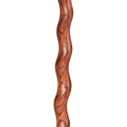 Brazos™ Twisted Assorted Hardwoods Cane with T-Handle, 34-Inch Height