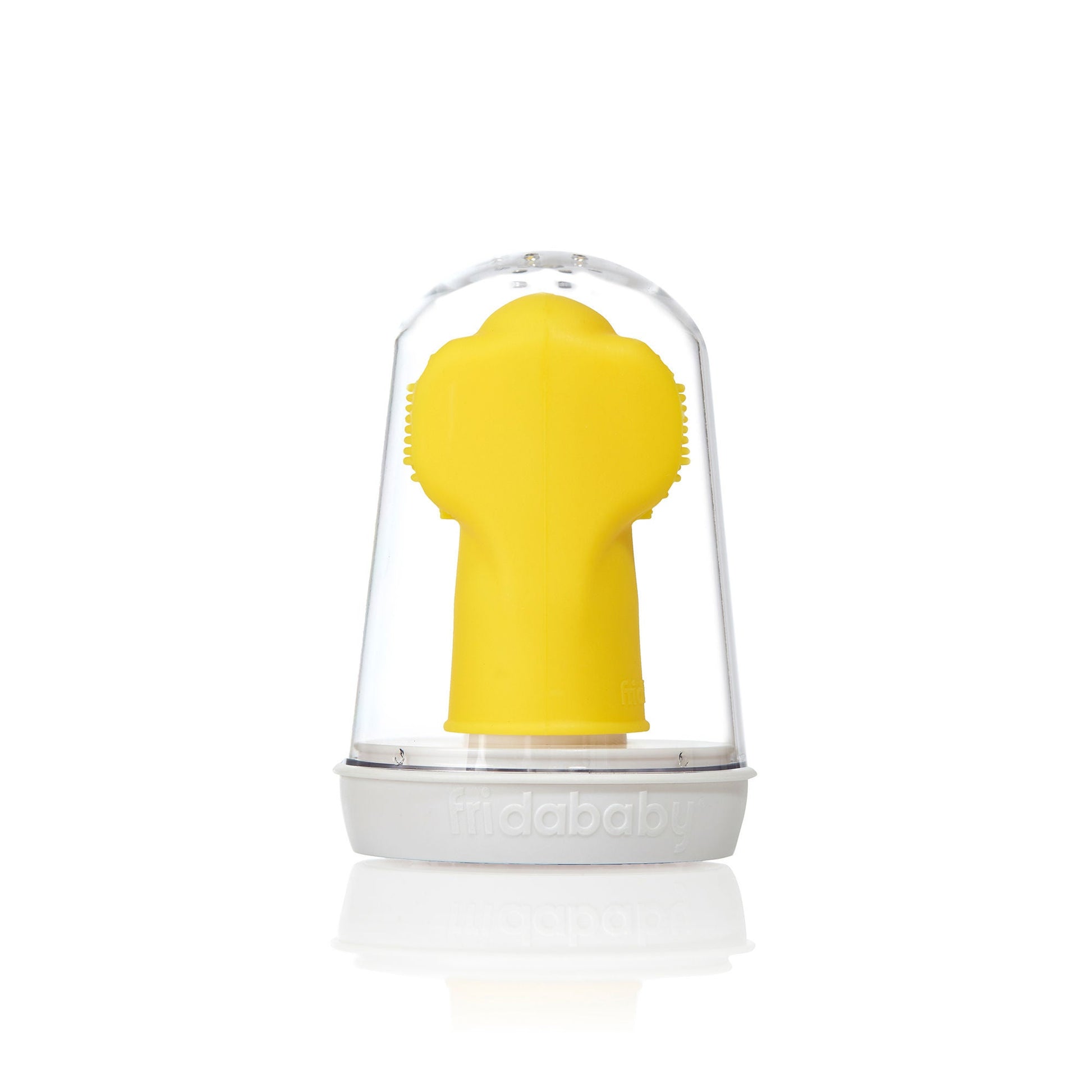 frida baby SmileFrida Finger Toothbrush Yellow Ages 3 Months and Up