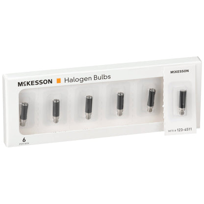 McKesson Halogen Lamp, Replacement Bulb for Vaginal Specula, 4.6 Volt 3 Watt