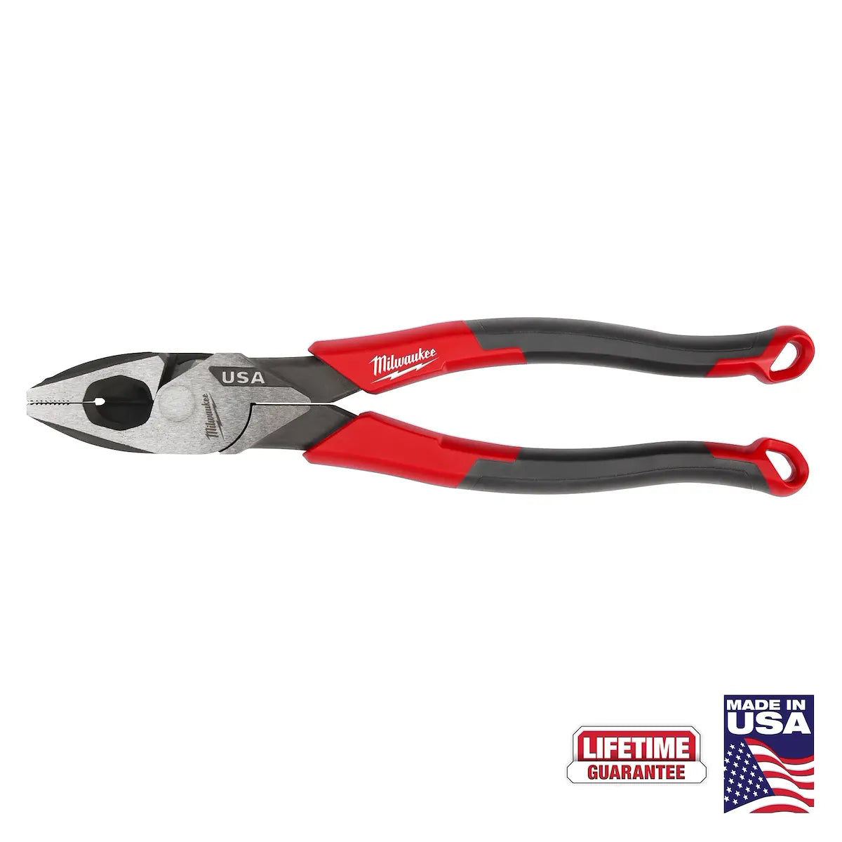 Milwaukee 9" Lineman's Comfort Grip Pliers (USA) MT550
