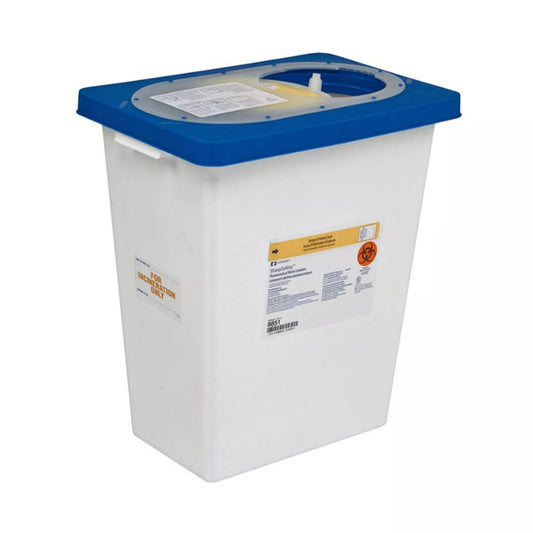 SharpSafety™ Pharmaceutical Waste Container, 8 Gallon