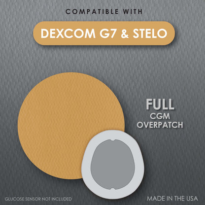 CoverGuard Sensor Overpatch Tan For Dexcom G7 Sensor