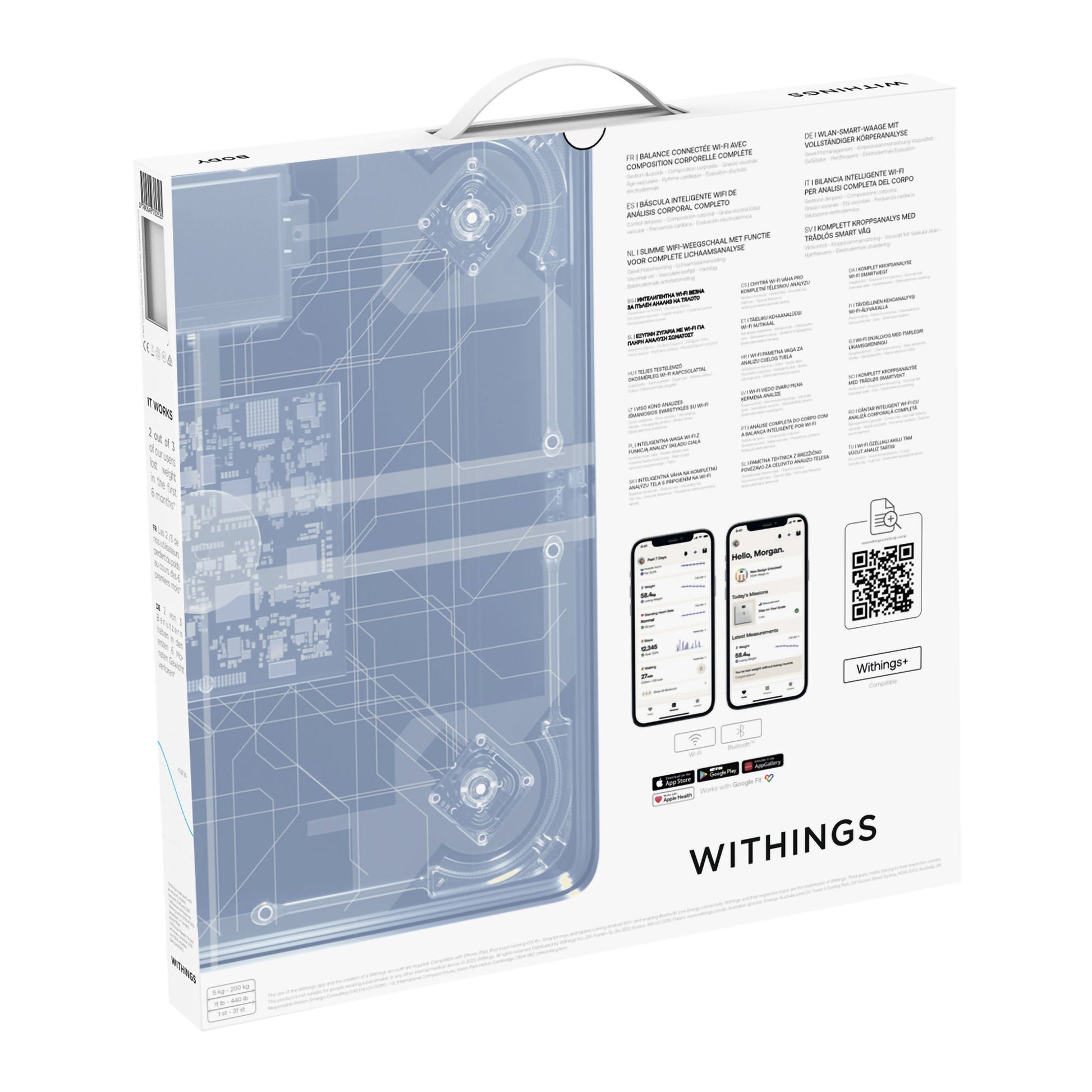 Withings Body Comp Wifi Smart Scale, White