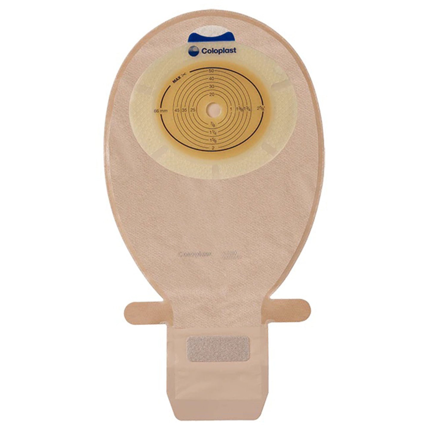 SenSura® Flat 1-Piece Transparent Ostomy Pouch, Stoma