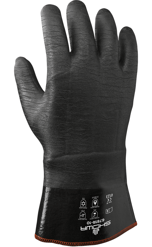SHOWA Chemical-Resistant Gloves 6781R — Dozen (12 pairs)