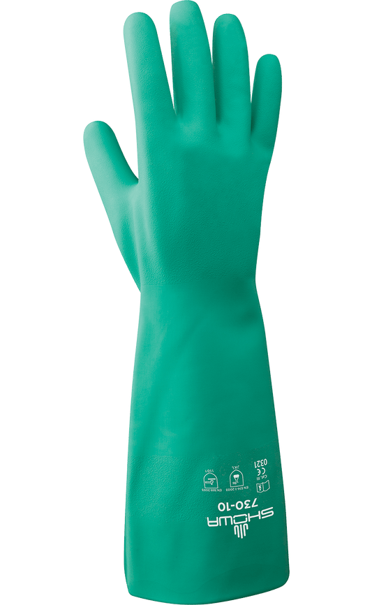 SHOWA Chemical-Resistant Gloves 730 — Dozen (12 pairs)