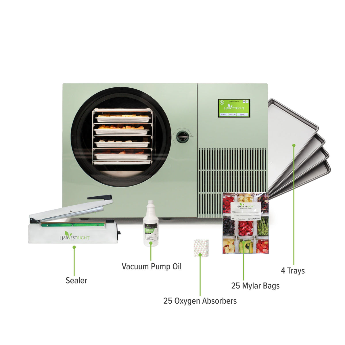 Harvest Right Countertop Freeze Dryer — Sage Green