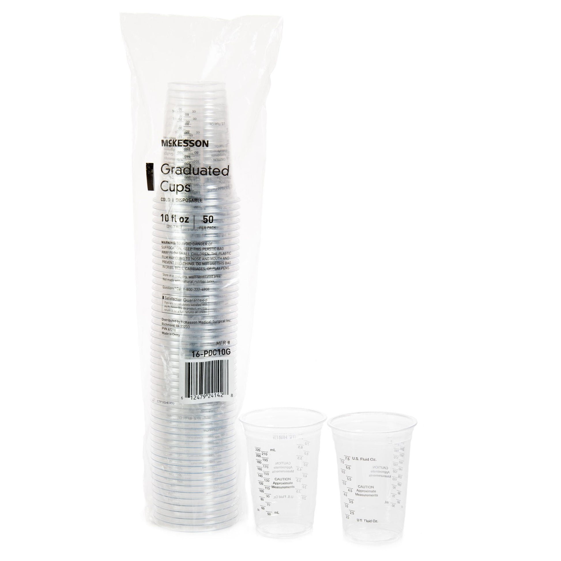 McKesson Graduated Drinking Cup, Clear