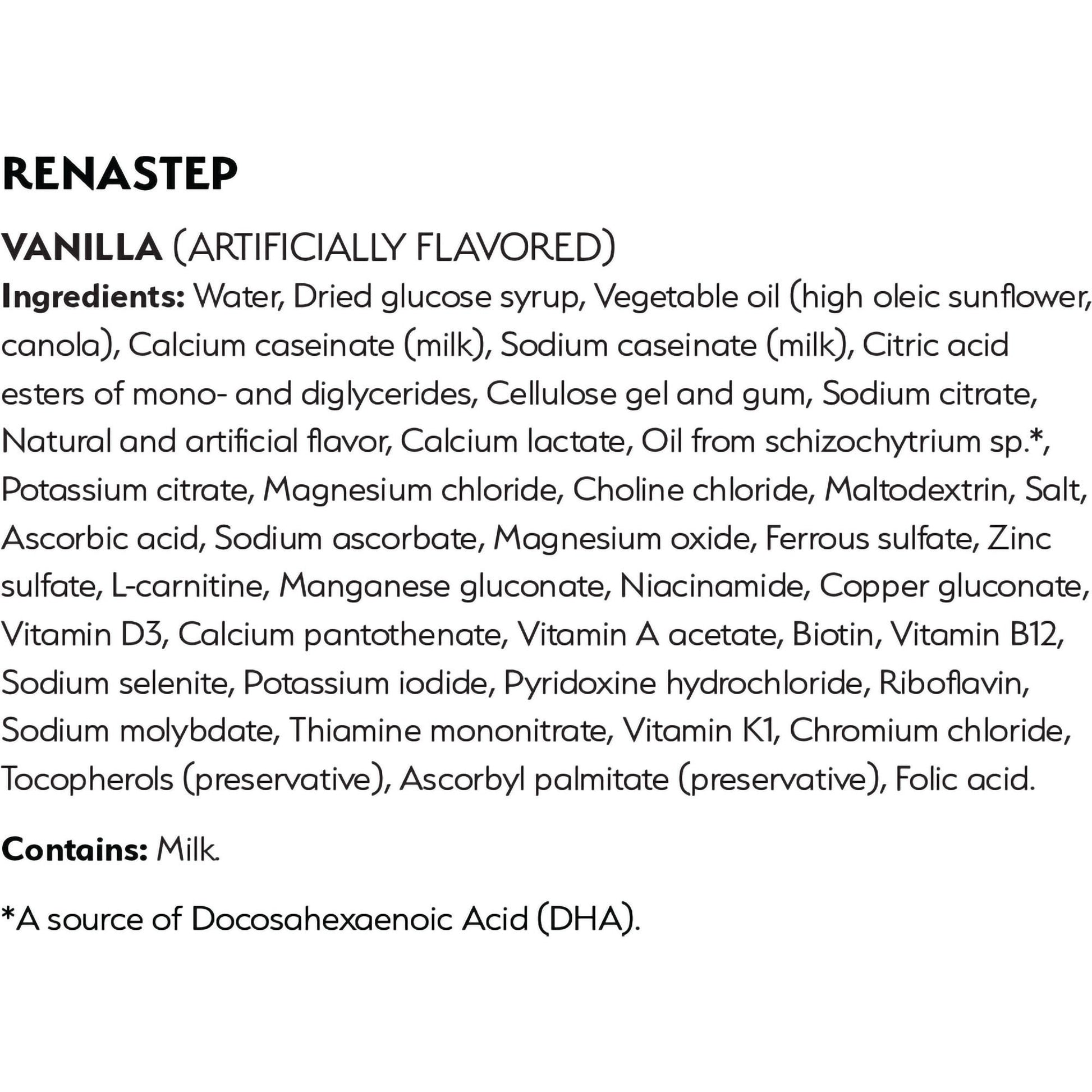 Renastep™ Pediatric Renal Medical Food, Vanilla, bottle