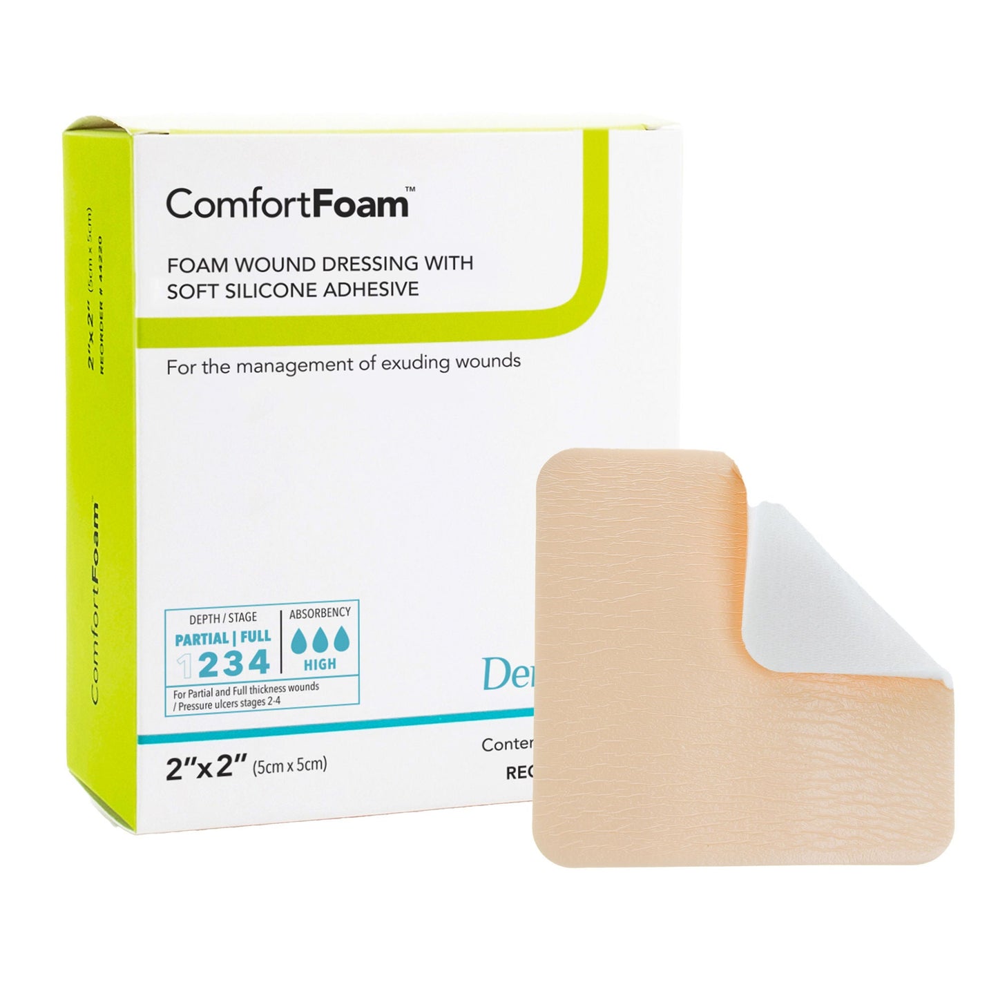 ComfortFoam™ Silicone Adhesive without Border Silicone Foam Dressing