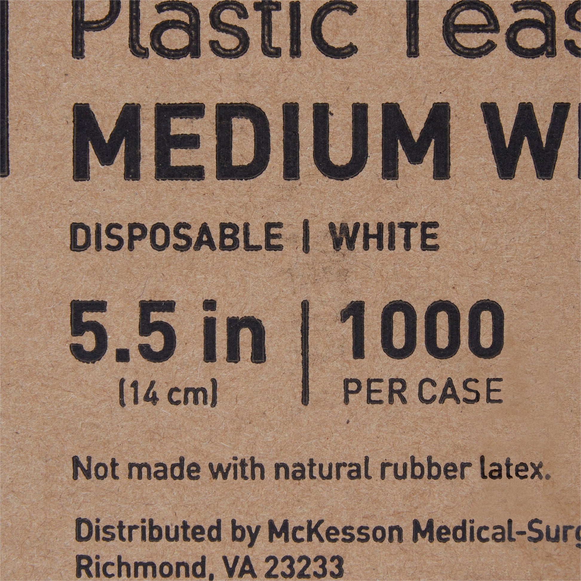 McKesson White Polypropylene Spoon, 5.5 Inch Long