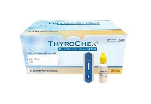 ThyroChek Thyroid Testing Test Kit Thyroid Stimulating Hormone (TSH) 20 Tests CLIA Waived
