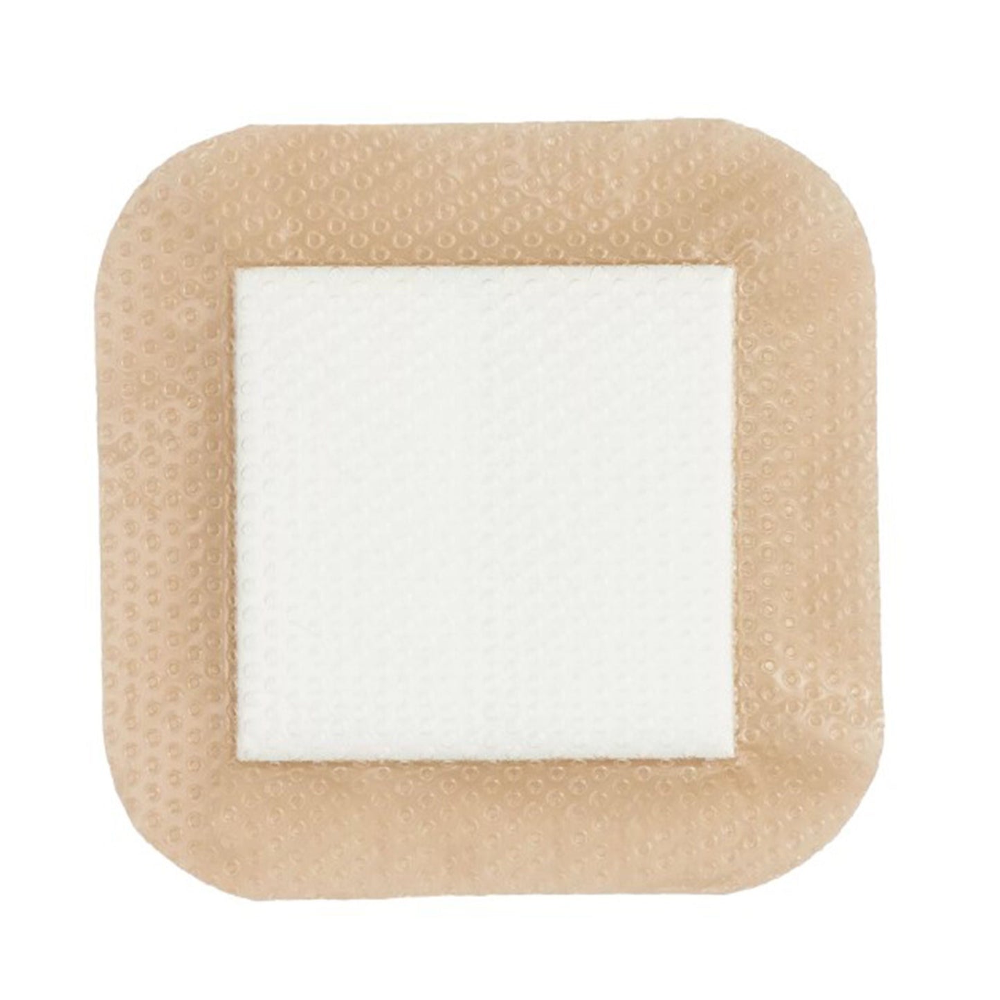 Kendall 5-Layer Foam Dressing With Border Film Backing Silicone Adhesive Square