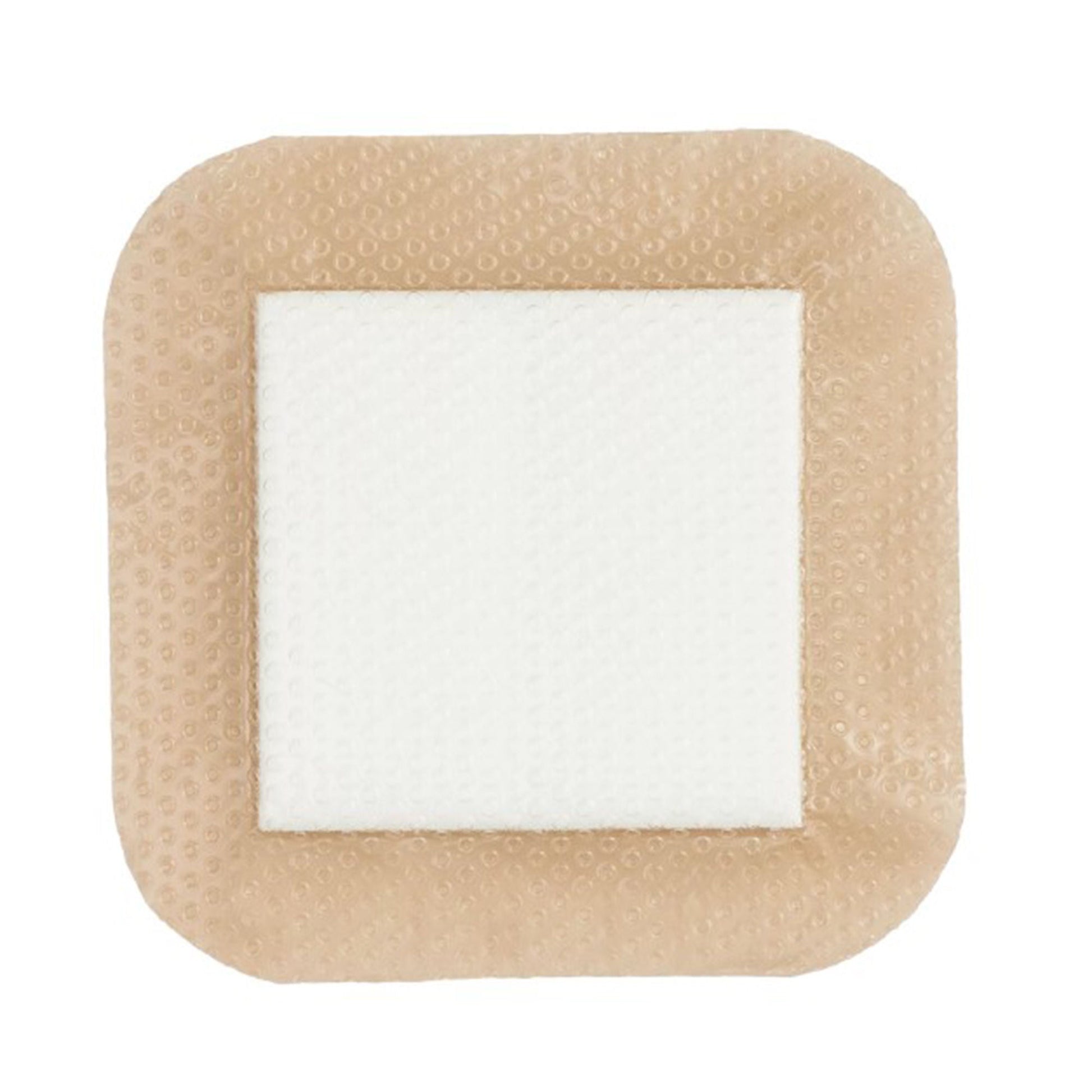 Kendall 5-Layer Foam Dressing With Border Film Backing Silicone Adhesive Square