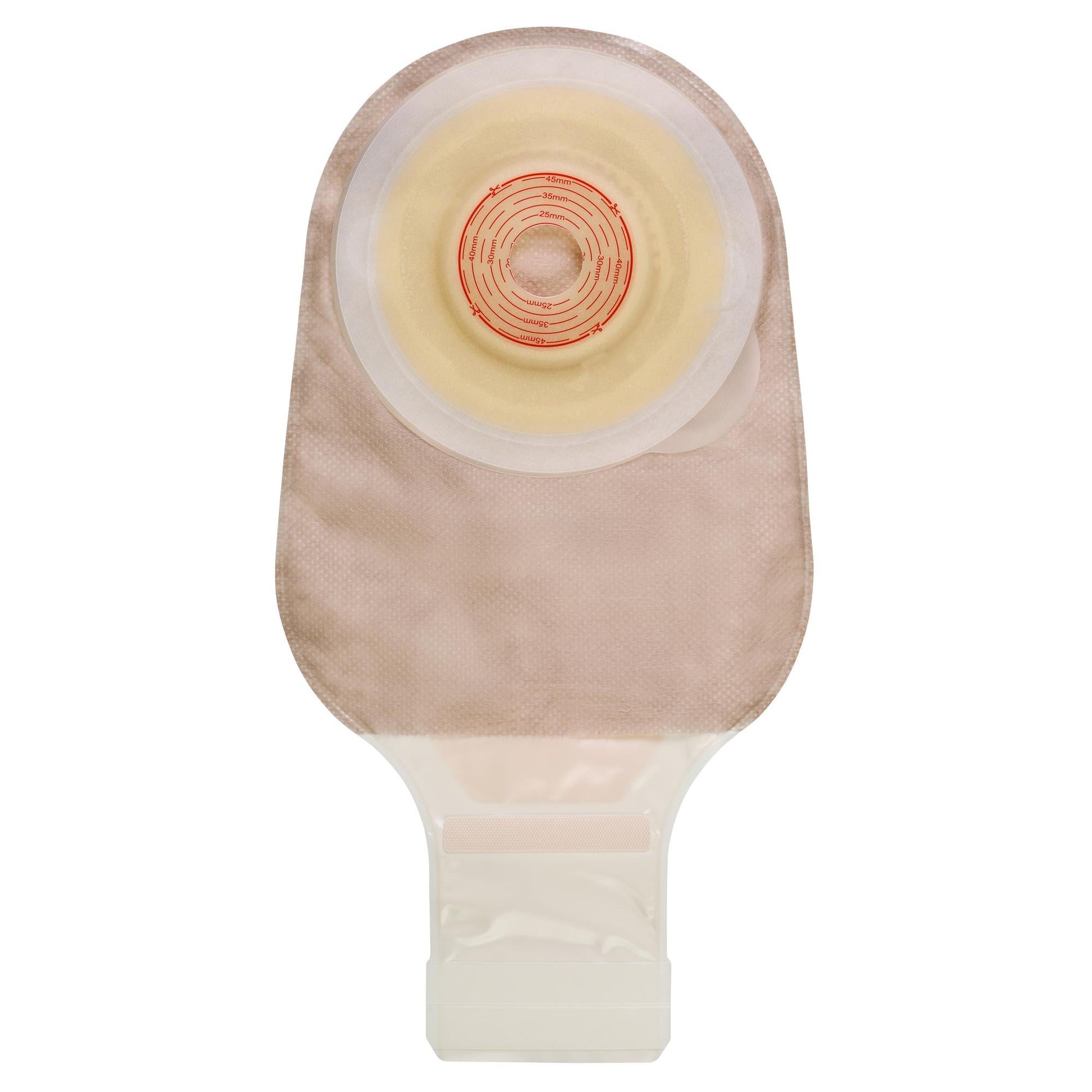 Esteem™+ One Piece Opaque Ostomy Pouch, Cut to Fit Stomas