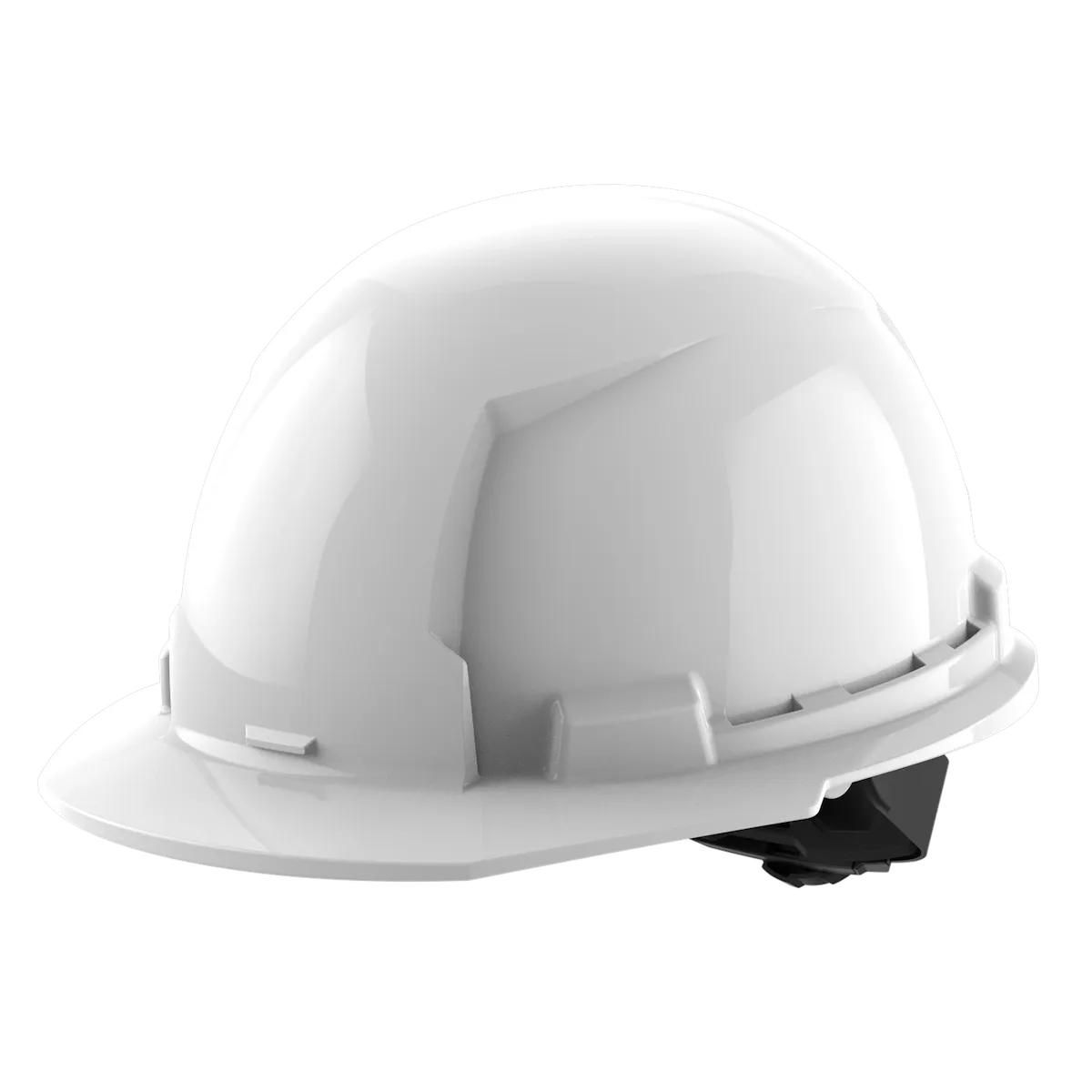 Milwaukee BOLT White Front Brim Hard Hat w/4pt Ratcheting Suspension (USA) - Type 1, Class E 48-73-1100 | 3-Piece